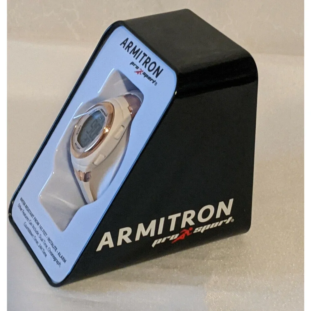 Armitron Pro Watch Sport Water Resistant to 165 ft Alarm Duel Time